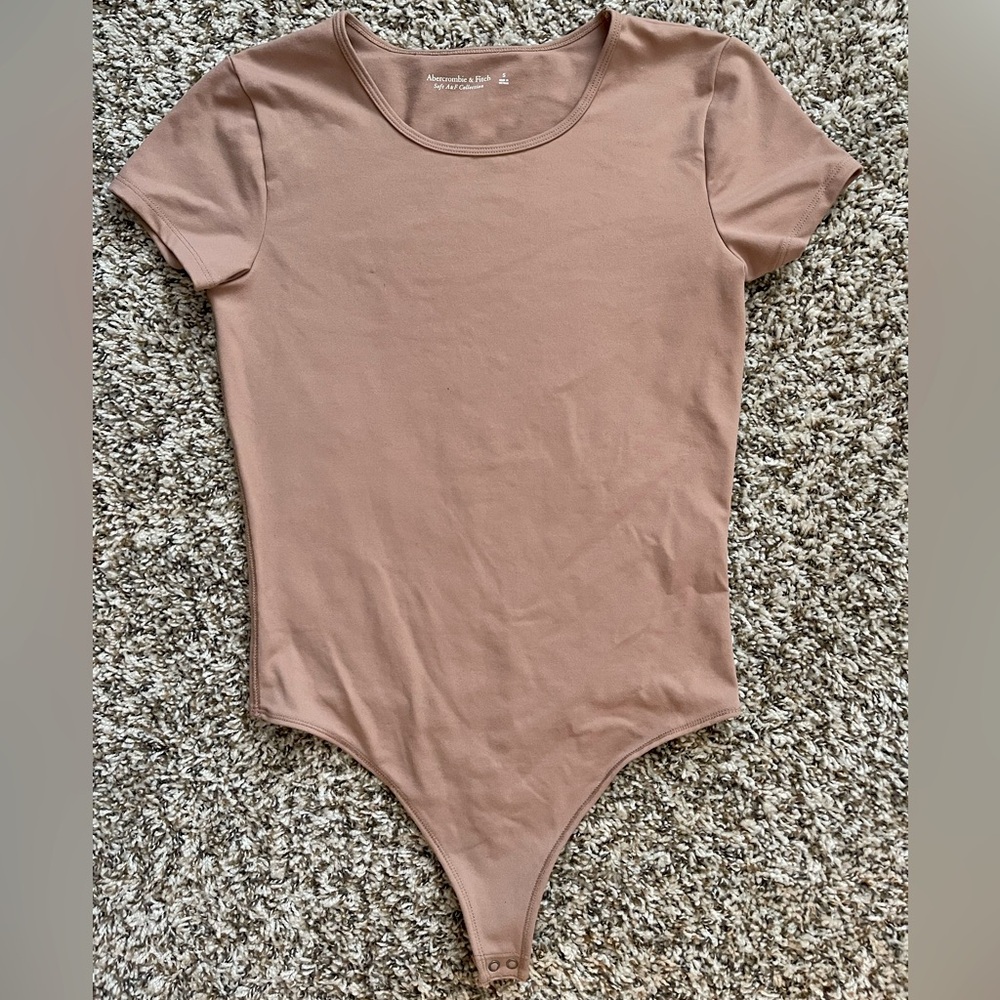 Abercrombie & Fitch Tan Bodysuit - Size Small